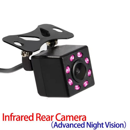 Car Rear View Camera 8 LED Night Vision Reversing Auto Parking Monitor CCD Waterproof HD Video