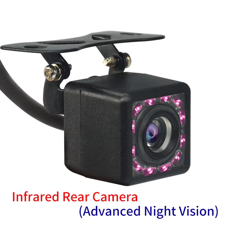 Car Rear View Camera 8 LED Night Vision Reversing Auto Parking Monitor CCD Waterproof HD Video