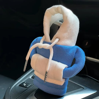 Gear Shift Mini Hoodie Cover Shift Cover Gear Handle Decoration Fits Manual Automatic Universal Car Shift Lever Interior Decor