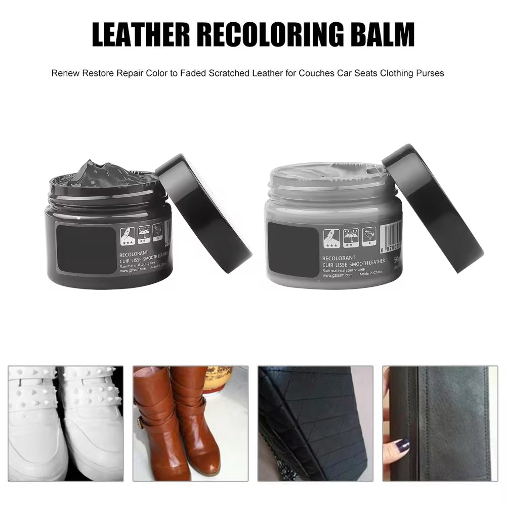 Car Seat Leather Repair Kit Coats Holes Scratch Restoration Tools Vinyl Auto Repair Set Car Shoes Clothing Recoloring Changing