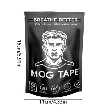 Mog-Tape Anti-Snoring Strips for Comfortable Sleep Gentle, Breathable, and Effective Solution for Restful Nights