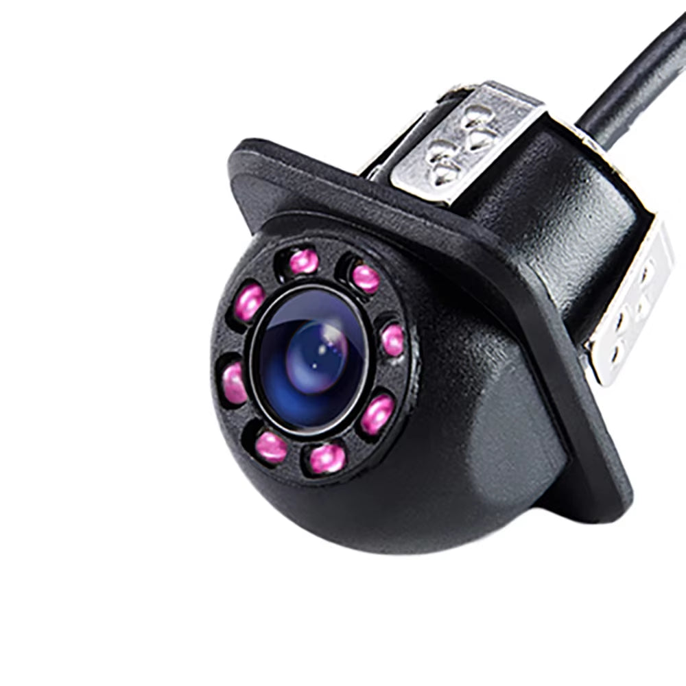 Car Rear View Camera 8 LED Night Vision Reversing Auto Parking Monitor CCD Waterproof HD Video