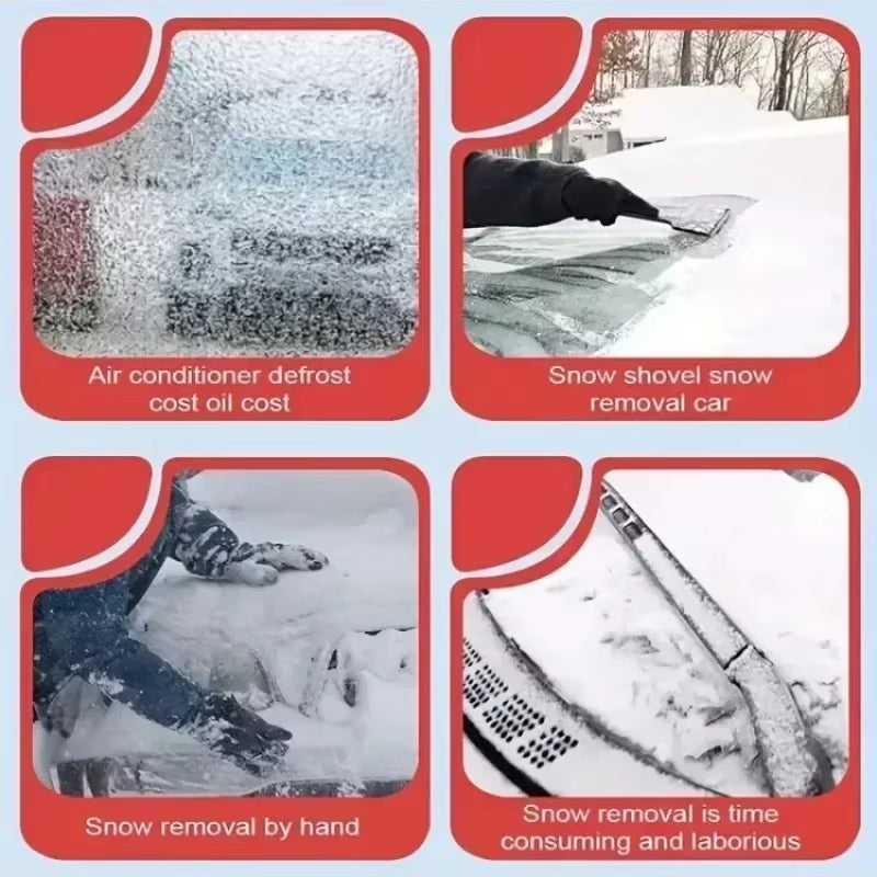 Car Snow Shield Front Windshield Snow Shield Winter Frost and Freeze Windows Winter Car Clothing Cover Thickened Half Cover