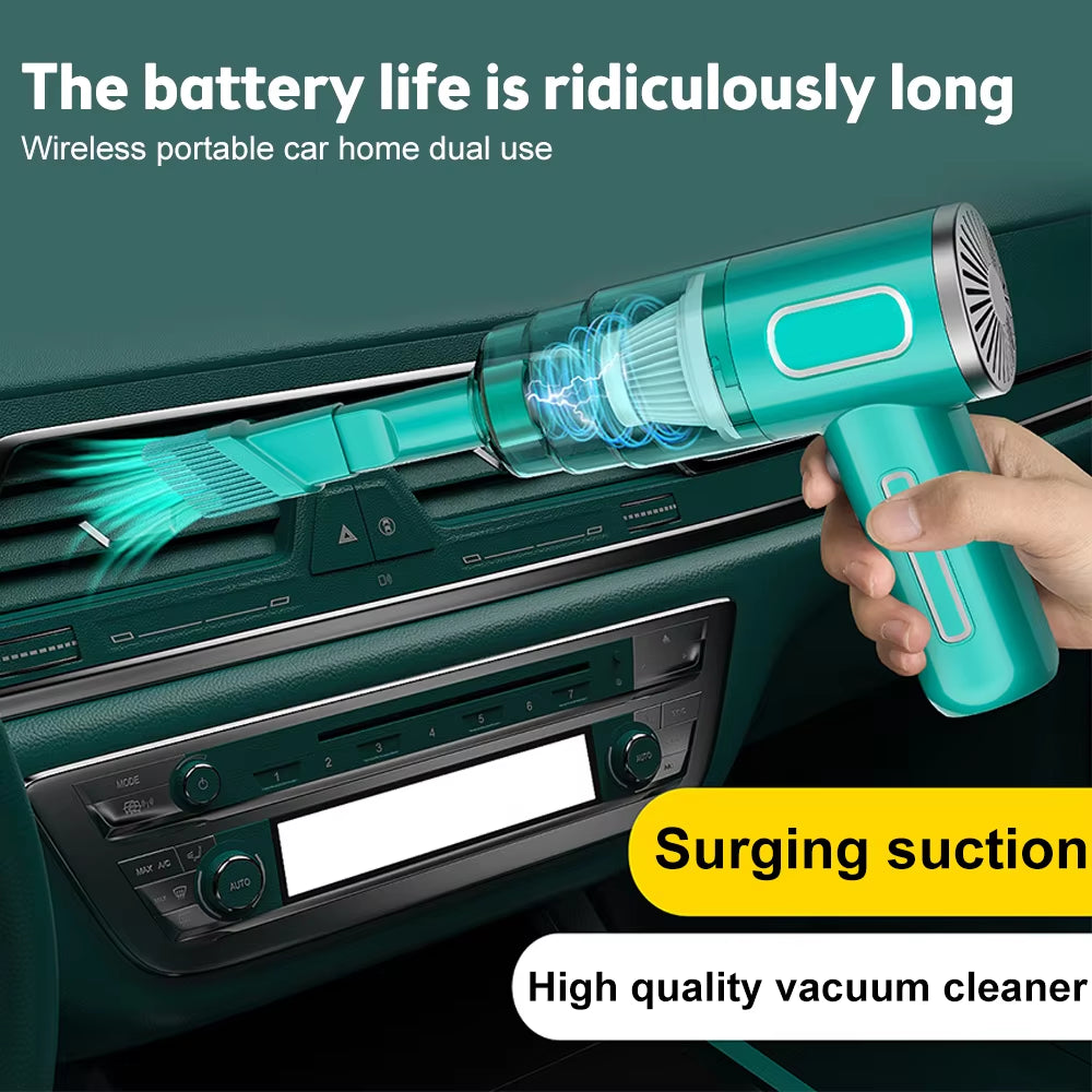 Car Wireless Vacuum Cleaner 29000Pa Wet Dry Vacuum Cleaner Cordless Handheld Auto Vacuum Home & Car Dual Use Mini Vacuum Cleaner