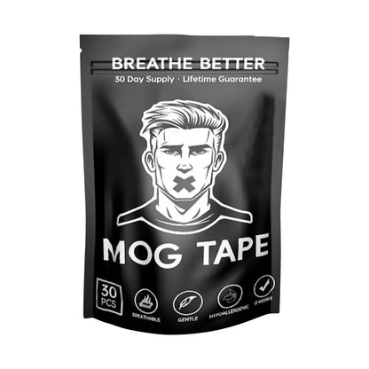 Mog-Tape Anti-Snoring Strips for Comfortable Sleep Gentle, Breathable, and Effective Solution for Restful Nights