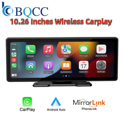 Universal 10.26” Screen Car Radio Multimedia WIFI Video Player Wireless Carplay Screen for Apple or Android