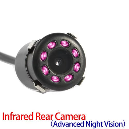 Car Rear View Camera 8 LED Night Vision Reversing Auto Parking Monitor CCD Waterproof HD Video